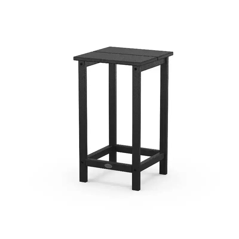 POLYWOOD 26 Square Studio Counter Portable Side Table