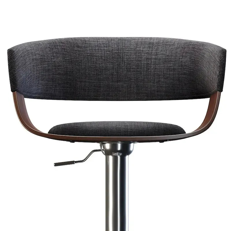 Sgabello da bar girevole regolabile in stile Mid-Century Modern