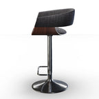 Sgabello da bar girevole regolabile in stile Mid-Century Modern