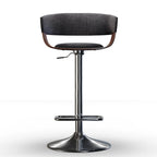 Sgabello da bar girevole regolabile in stile Mid-Century Modern