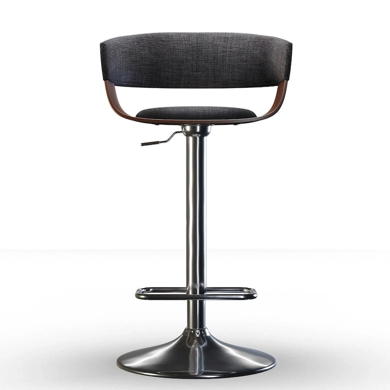 Sgabello da bar girevole regolabile in stile Mid-Century Modern