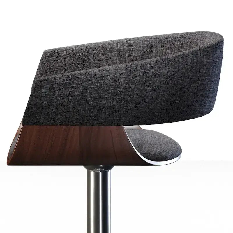 Sgabello da bar girevole regolabile in stile Mid-Century Modern
