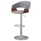 Sgabello da bar girevole regolabile in stile Mid-Century Modern