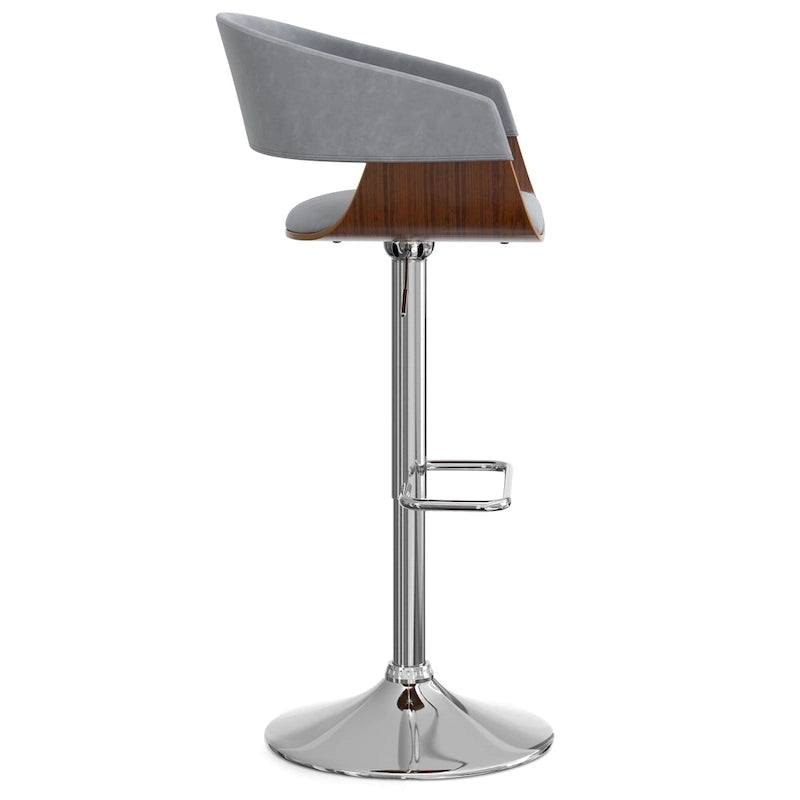 Sgabello da bar girevole regolabile in stile Mid-Century Modern