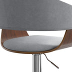 Sgabello da bar girevole regolabile in stile Mid-Century Modern
