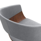 Sgabello da bar girevole regolabile in stile Mid-Century Modern