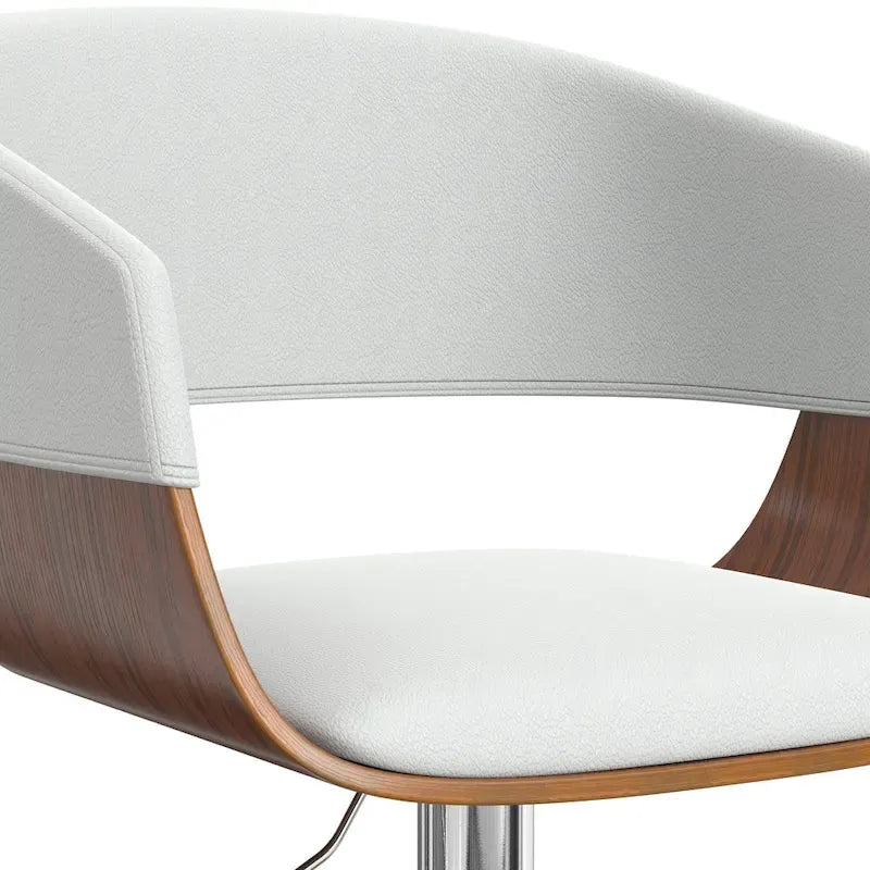 Sgabello da bar girevole regolabile in stile Mid-Century Modern