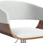 Sgabello da bar girevole regolabile in stile Mid-Century Modern