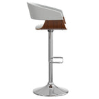 Sgabello da bar girevole regolabile in stile Mid-Century Modern