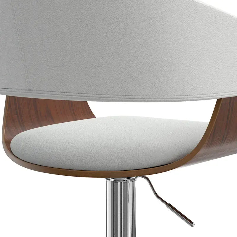 Sgabello da bar girevole regolabile in stile Mid-Century Modern