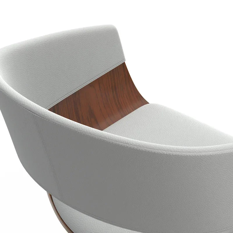 Sgabello da bar girevole regolabile in stile Mid-Century Modern