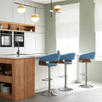 Sgabello da bar girevole regolabile in stile Mid-Century Modern