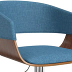 Sgabello da bar girevole regolabile in stile Mid-Century Modern
