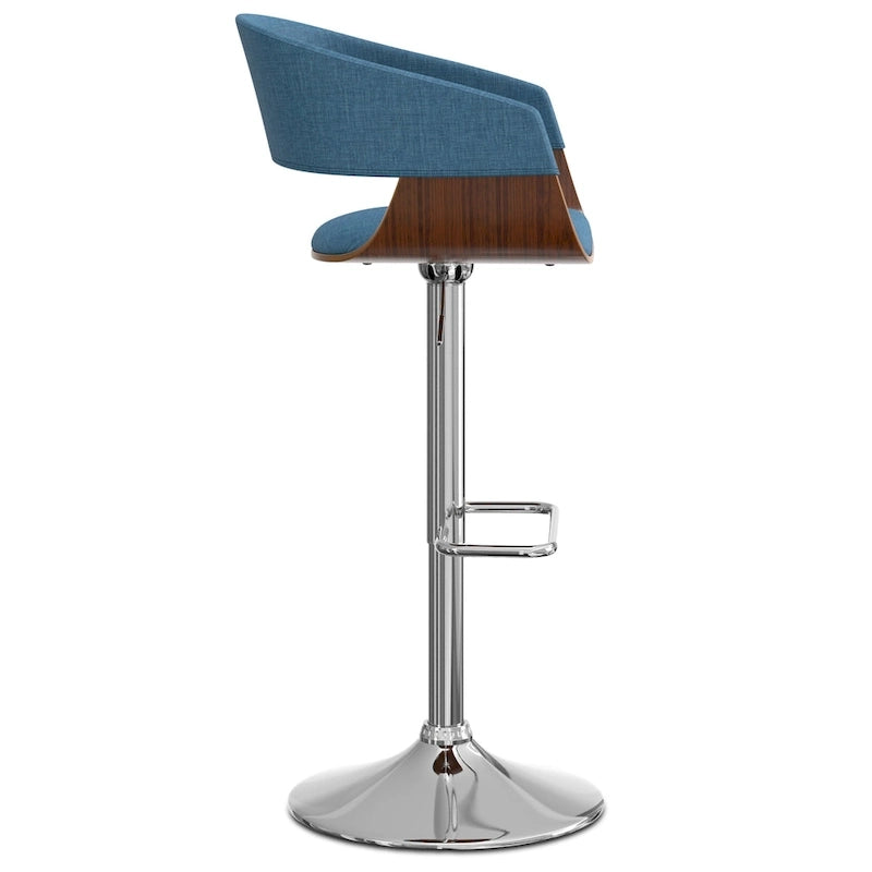 Sgabello da bar girevole regolabile in stile Mid-Century Modern