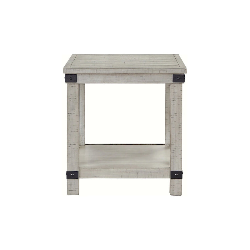 Tavolino rustico rettangolare in stile rustico - 24W x 26D x 25H