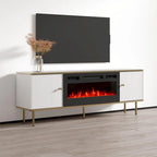 Mobile TV da 63" con camino elettrico