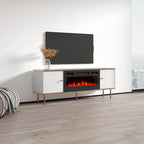 Mobile TV da 63" con camino elettrico