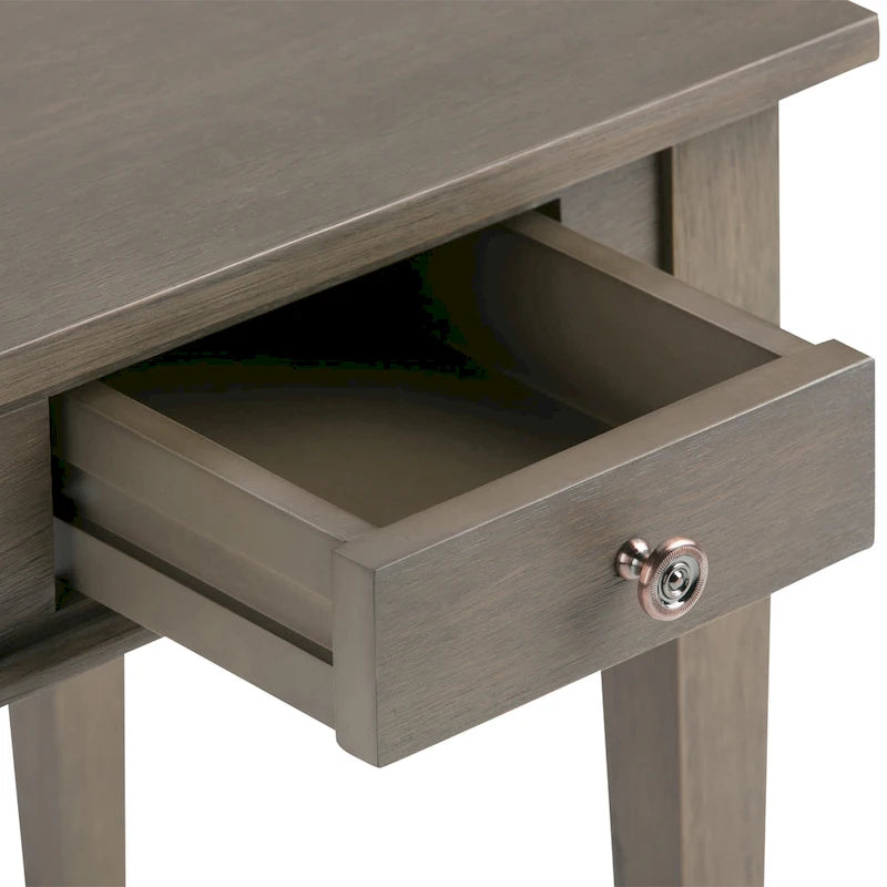 Tavolino quadrato in legno massello da 45 cm - 45,7 cm (larghezza) x 45,7 cm (profondità) x 51,2 cm (altezza)