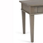 Tavolino quadrato in legno massello da 45 cm - 45,7 cm (larghezza) x 45,7 cm (profondità) x 51,2 cm (altezza)