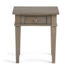 Tavolino quadrato in legno massello da 45 cm - 45,7 cm (larghezza) x 45,7 cm (profondità) x 51,2 cm (altezza)