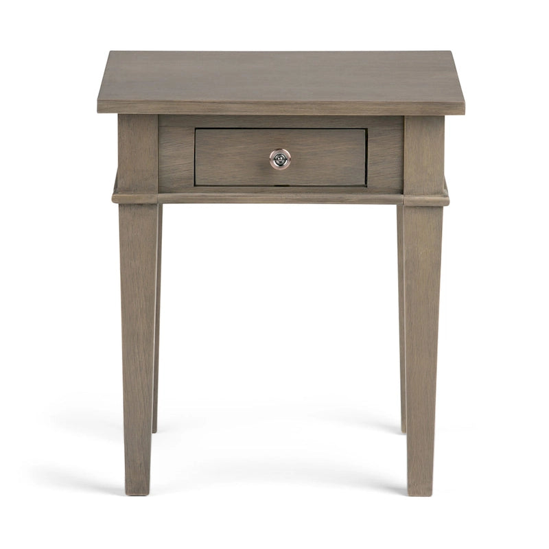 Tavolino quadrato in legno massello da 45 cm - 45,7 cm (larghezza) x 45,7 cm (profondità) x 51,2 cm (altezza)