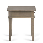 Tavolino quadrato in legno massello da 45 cm - 45,7 cm (larghezza) x 45,7 cm (profondità) x 51,2 cm (altezza)