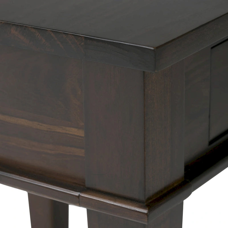 Tavolino quadrato in legno massello da 45 cm - 45,7 cm (larghezza) x 45,7 cm (profondità) x 51,2 cm (altezza)