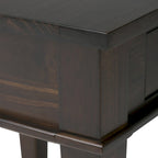 Tavolino quadrato in legno massello da 45 cm - 45,7 cm (larghezza) x 45,7 cm (profondità) x 51,2 cm (altezza)