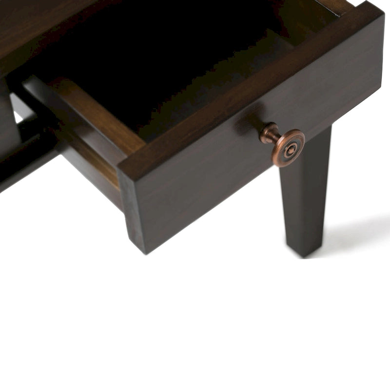 Tavolino quadrato in legno massello da 45 cm - 45,7 cm (larghezza) x 45,7 cm (profondità) x 51,2 cm (altezza)