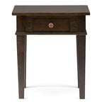 Tavolino quadrato in legno massello da 45 cm - 45,7 cm (larghezza) x 45,7 cm (profondità) x 51,2 cm (altezza)
