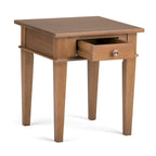 Tavolino quadrato in legno massello da 45 cm - 45,7 cm (larghezza) x 45,7 cm (profondità) x 51,2 cm (altezza)