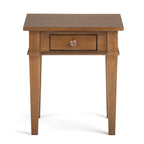 Tavolino quadrato in legno massello da 45 cm - 45,7 cm (larghezza) x 45,7 cm (profondità) x 51,2 cm (altezza)