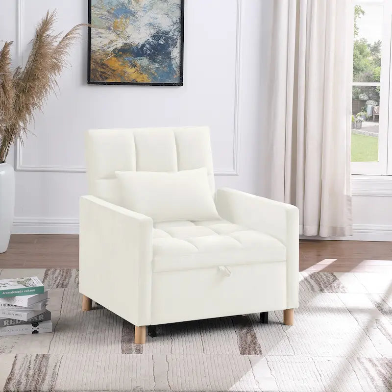 Poltrona letto convertibile 3-in-1 con cuscino
