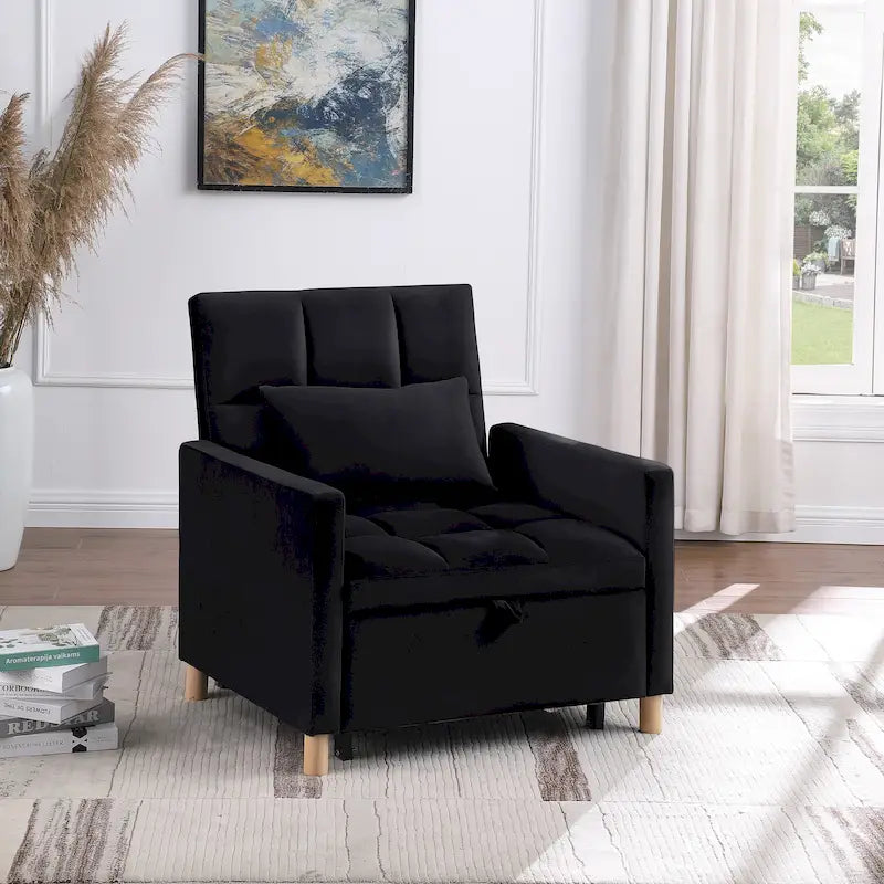 Poltrona letto convertibile 3-in-1 con cuscino