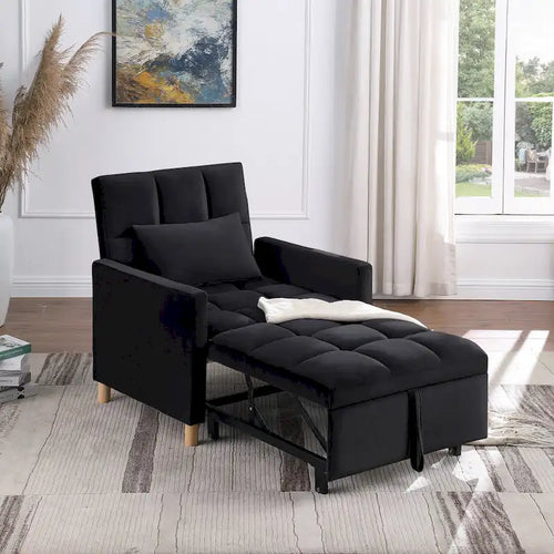 Multi-Functional Sleeper Chair with Pillow