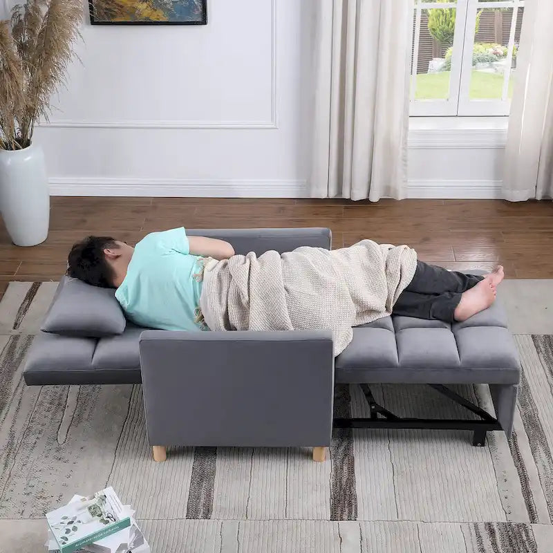 Poltrona letto convertibile 3-in-1 con cuscino