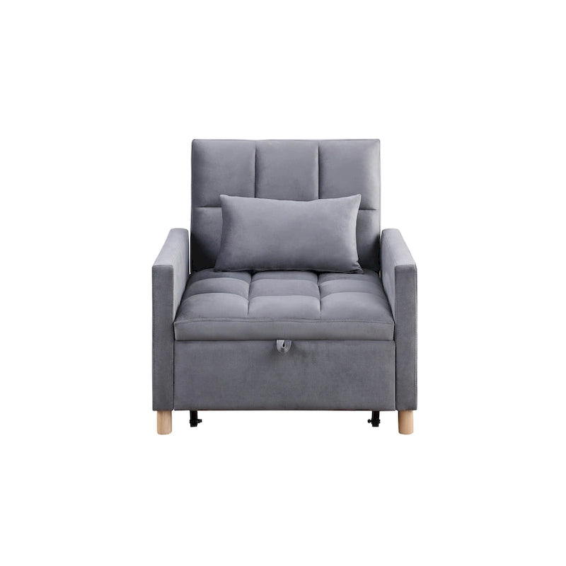 Poltrona letto convertibile 3-in-1 con cuscino