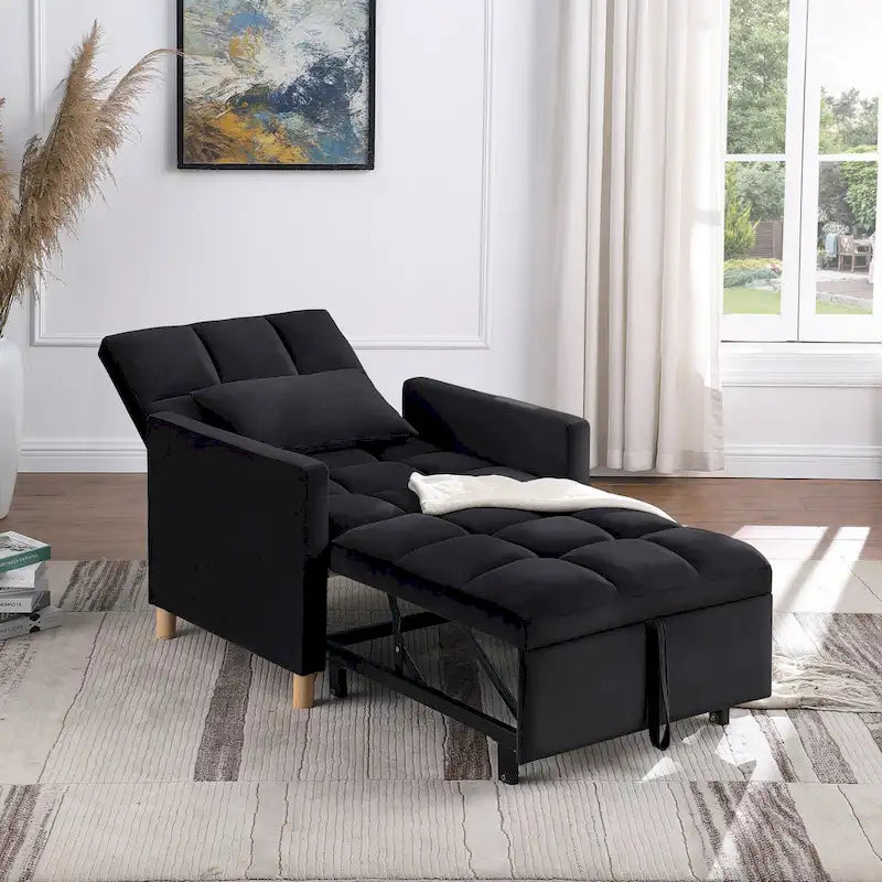 Poltrona letto convertibile 3-in-1 con cuscino