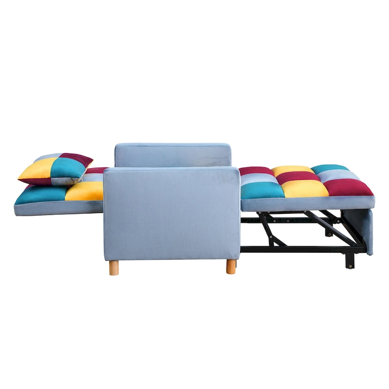 Poltrona letto convertibile 3-in-1 con cuscino
