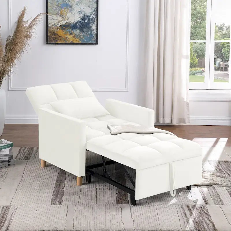 Poltrona letto convertibile 3-in-1 con cuscino