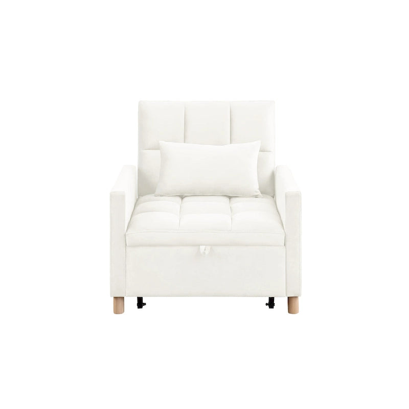 Poltrona letto convertibile 3-in-1 con cuscino
