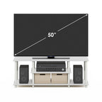 Mobile TV a 3 ripiani con mensole aperte