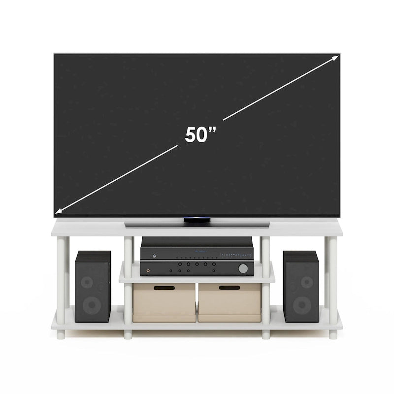 Mobile TV a 3 ripiani con mensole aperte