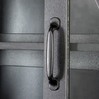 Dispensa da cucina con ante in vetro