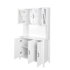 Dispensa da cucina con ante in vetro