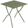 Lafuma Balcony II Colorblock Steel Square Folding Outdoor Patio Table