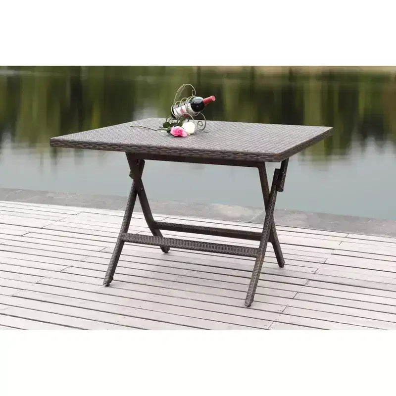 Table pliante Samana Square - Intérieur/Extérieur - PAT2002 - Safavieh