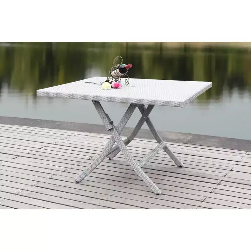 Table pliante Samana Square - Intérieur/Extérieur - PAT2002 - Safavieh