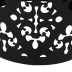 Table d'appoint d'extérieur en métal Verdugo GDFStudio, noire
