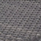 GDFStudio Ellison Table d'appoint d'extérieur en osier gris